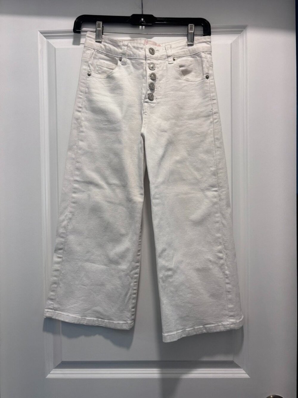 Showpo White Wide Leg Ankle Jeans